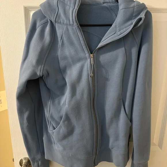 lululemon scuba full-zip hoodie blue willow - Picture 1 of 5